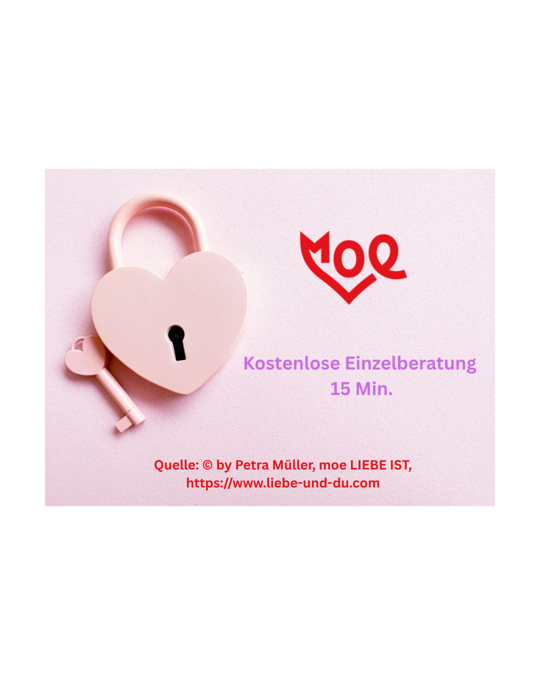 Kostenlose Einzelberatung/Dauer 15 Min. - online via Zoom